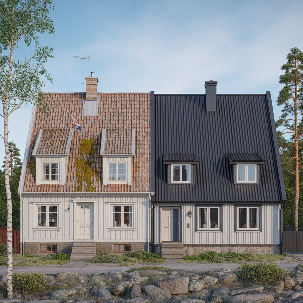 tegelpannor eller plattak jamfor livslangd och kostnad